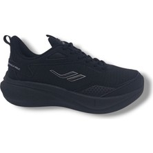 Lescon Street Runner Unisex Siyah File Yürüyüş Koşu Spor Ayakkabı