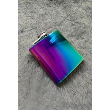 TeknoKapsül Çelik Multicolor 6 Oz 180 ml Içki Matarası PY49ML