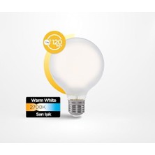 TeknoKapsül Filament Ampul E27 13W 2000LM 2700K Milky