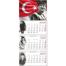 Aknca 2027 Atatürk Gemici Duvar Takvimi - Ayyıldız