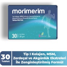 Pharmaleaf Morimerim 30 Tablet – Balık Kolajeni, Msm, Zerdeçal ve Vitamin D3 ile Eklem, Cilt ve Bağışıklık Desteği