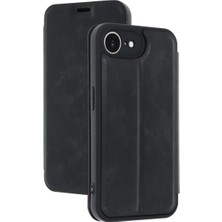 Apple iPhone 16E Kılıf Flip Cover - Siyah