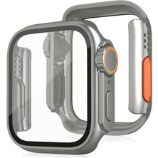 Trend Kapında Apple Watch 44MM Watch 49MM Kasa Dönüştürücü ve Ekran Koruyucu - Yıldız Işığı