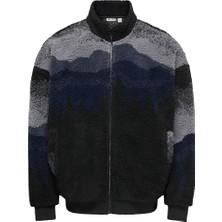 Only & Sons Onsadam Life Ovz Sherpa Bomber Sweat Erkek Lacivert Sweatshirt 22039531-04