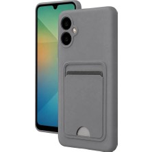 Evimdeyokyok Newface Samsung Galaxy A07 4g Kelvin Kartvizitli Silikon - Gri