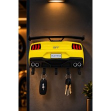 Neo Gift Mustang Gt Anahtarlık Askısı | Duvar Tipi Anahtarlık Dekoratif Aksesuar