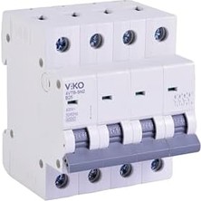 TeknoKapsül 4VTB-4B25 Otomatik Sigorta 4,5ka B Tipi 4 Kutup 25A