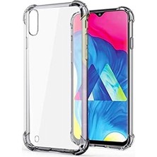 TeknoKapsül Galaxy M10 Şeffaf Airbag Antishock Silikon Kılıf
