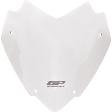 GP Kompozit Yamaha XMAX 2018-2023 Uyumlu Spor Ön Cam Şeffaf - 34 cm