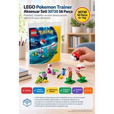 Toyfest LEGO Pokémon Trainer Aksesuar Seti 30730 Pokéball Hedef Oyunu 56 Parça