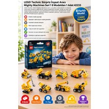 Toyfest LEGO Technic 42233 Mighty Machines Seri 1 Sürpriz Inşaat Aracı 8 Modelden 1 Adet