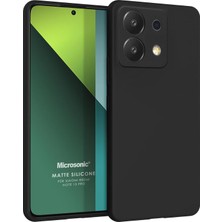Matte Silicone Xiaomi Poco X6 5g Için Kılıf Siyah [poco X6 5g ile Uyumlu Kılıf - Siyah]