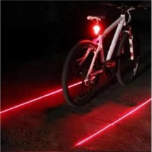 Mobee Arka Stop Lazer Işınlı - Güvenlik Mesafe Çizgili Bisiklet Lazeri
