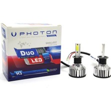 Photon 12000 Lumens Duo H3 12-24V LED Headlıght