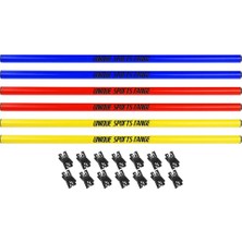 Usr 25706 6 Lı Slalom Çubuk ve Kelepçe Seti 70 cm