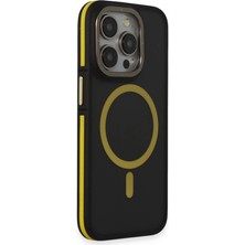 Eseno Select Joko Apple Iphone 14 Pro Max Kılıf Rocky Magsafe Kapak - Siyah-Sarı