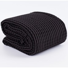 Püskül Waffle Koltuk Battaniyesi &amp; Pike Tek Kişilik 150X170 Cm, 100% Pamuk Ultra Yumuşak Waf