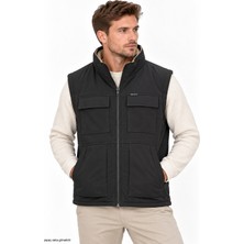 Modaplaza Erkek Üst Cep Kapaklı Softshell Yelek 174