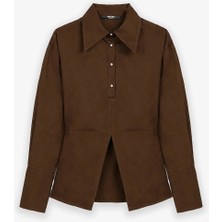 Vatkalı Feminen kesim gömlek - Premium Collection