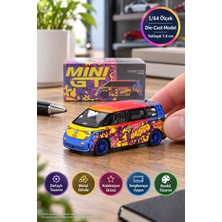 Toyfest Mini Gt 1/64 Volkswagen Id.buzz Kw/bbs Diecast Model Araba Koleksiyonluk Renkli 7,4 cm