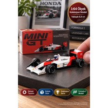 Toyfest Mini Gt Mclaren Mp4/4 #11 Alain Prost 1988 Japonya Gp 2.lik 1:64 F1 Model Araba Yaklaşık 6,9 cm
