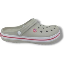Zerhan Cflex 145 Unisex Bej Kırmızı Beyaz Sabo Terlik Sandalet