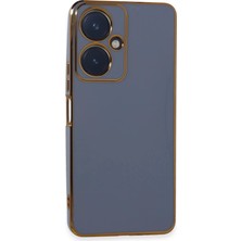 Vivo Y27 Kılıf Volet Silikon - Mavi