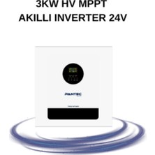 Pantec 3kw Hv Mppt Akıllı Inverter 24V