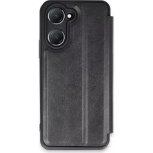 Newface Vivo Y18 Kılıf Flip Cover - Siyah
