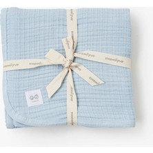 Andywawa AC25870 Müslin Home Bebek Battaniye 105*120 Blue