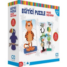 Games Eğitici Puzzle Neşeli Hayvanlar 36 Parça 5028