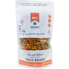 Og Natural Organik Karışık Sebzeli Bakliyat Unlu Dirsek Makarna 200 gr
