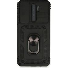 Drop Tedarik Xiaomi Redmi Note 8 Pro Kılıf Pars Lens Yüzüklü Silikon - Siyah