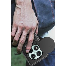 Gees Global Xiaomi Redmi Note 14 Pro 5g Kılıf Pars Lens Yüzüklü Silikon - Yeşil