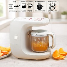 Ayrex Baby Mix1 Çok Fonksiyonlu Mikser Bebek Maması Buharlı Pişirici