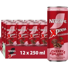 Ayrex Nescafé Xpress Choco Cherry Splash Soğuk Kahve 12X250 ml