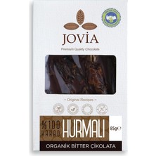 Ayrex Jovia Organik ÇIKOLATA-%100 Bitter Hurmalı 85 gr