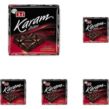 Ayrex Karam%54 Kakaolu Bitter Çikolata 60 G 5li Paket