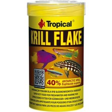 Ayrex Krill Flakes Tropikal Balıklar Için Krill Içerikli Pul Balık Yemi 100 ml 20GR
