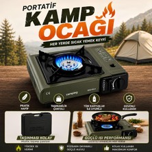 Ayrex Portatif Kamp Ocağı Kartuşlu Tekli Ocak Piknik Kamp ve Karavan Için Taşınabilir