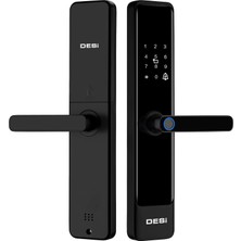 Ayrex Quic Q016 Akıllı Kilit, Parmak Izi Okuyucu, Tuş Takımı, Rfıd Kart, Siyah, Wifi Hub Uyuml