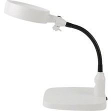 Ayrex Yamanhobi -Masaüstü 10X LED Işıklı Büyüteç Okuma El Sanatları Onarım Büyüteç 7765