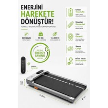 Ayrex V-Fit Flat Koşu Bandı 34X79 cm Minimal Yürüyüş Bandı Uzaktan Kumandalı & Eğimli