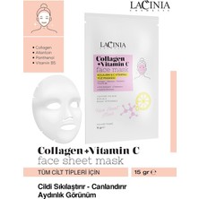 Ayrex Collagen + Vitamin C Kağıt Yüz Maskesi, 15 gr