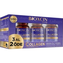 Ayrex Beauty Collagen 30 Tablet, Hyaluronic Acid, Hidrolize Tip 1-3 Kolajen, Keratin, Vitamin C, 3 A