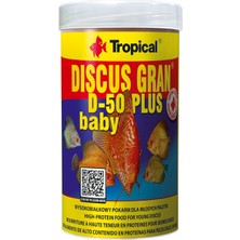 Ayrex Discusgran D-50 Plus Baby Yavru Discus Balıkları Için Renklendiricigranül Balık Yemi 250