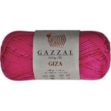 Ayrex Gazzal Giza Amigurumi Pamuk Cotton Koton Merserize El Örgü Ipi 50 gr 2469 Fuşya