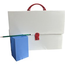 Ayrex 25X35 Proşe Çantası ve Resim Dosyası Promosyonlu Ürün (Beyaz)