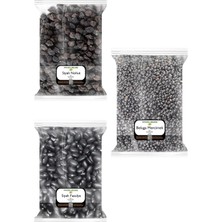 Ayrex 3X170 Gr. Siyah Beluga Mercimek Siyah Nohut Siyah Fasulye 170'ŞER Gram 3 Paket