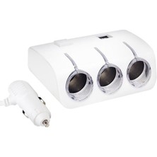 Aydogan's Ayd PM-18952 12V/24V Uyumlu 3’lü Oto Çakmak Çoklayıcı ve 2’li USB Şarj Cihazı